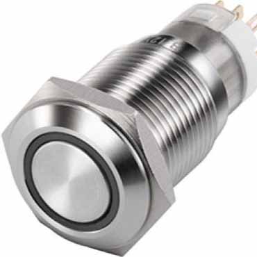 stainless steel push button anti vandal switch