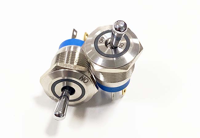 3- Stainless Steel 19mmToggle Switch