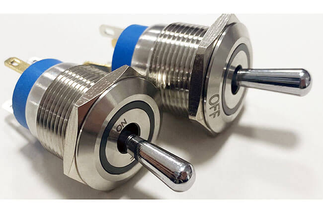 4- 2 way 19mm Toggle Switch