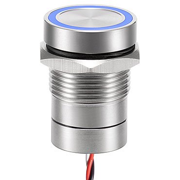 3-waterproof aluminum push button