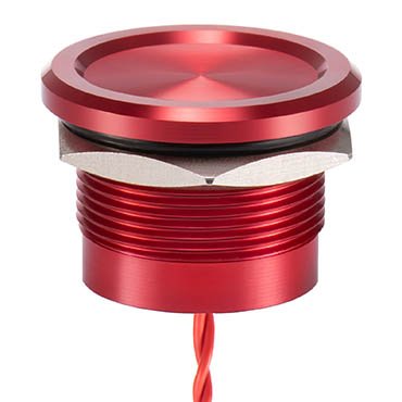 4-red aluminum push button