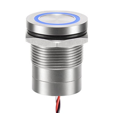 silver push button capacitive