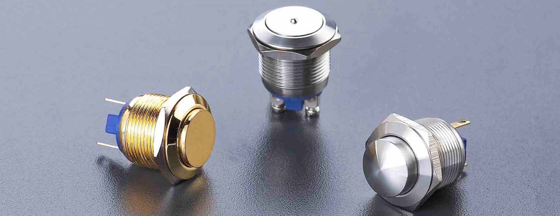 nickel push button switch power symbol