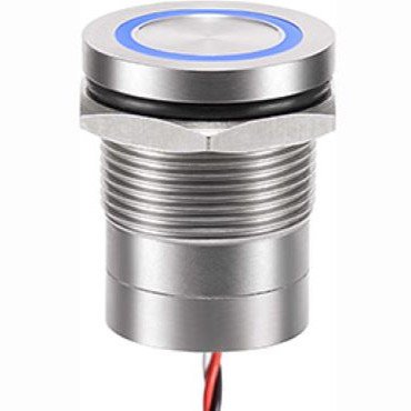 illuminated metal push button switch capacitive
