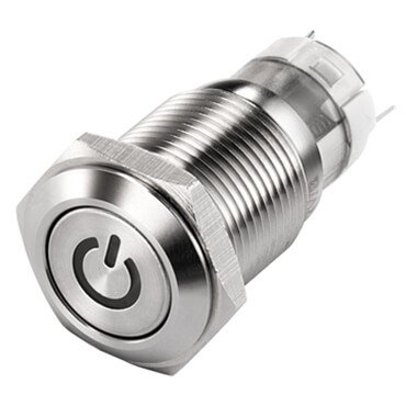 nickel push button switch momentary