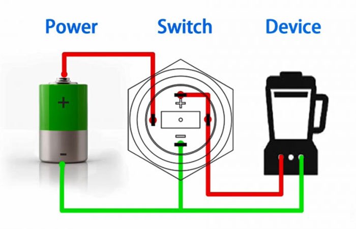Circuit Diagram of 12V LED Switch