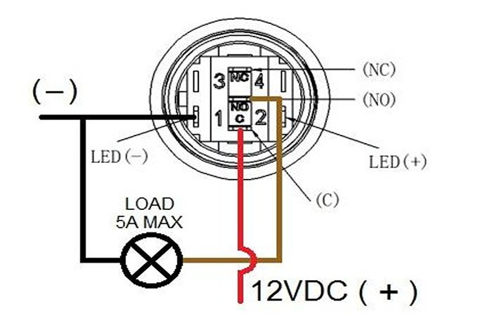 Circuit Diagram of 12V LED Switch