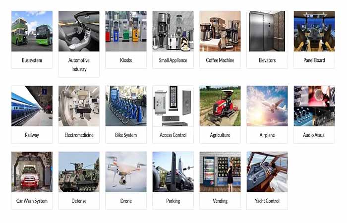 application of capacitive switch