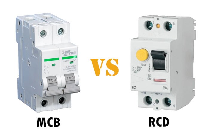 MCB VS RCD