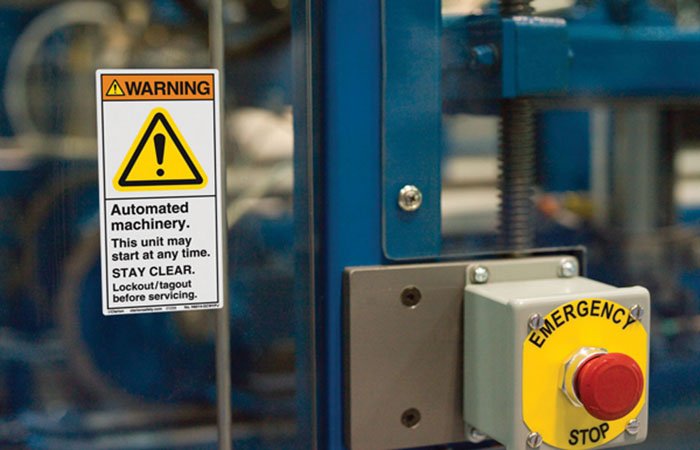 emergency stop button application