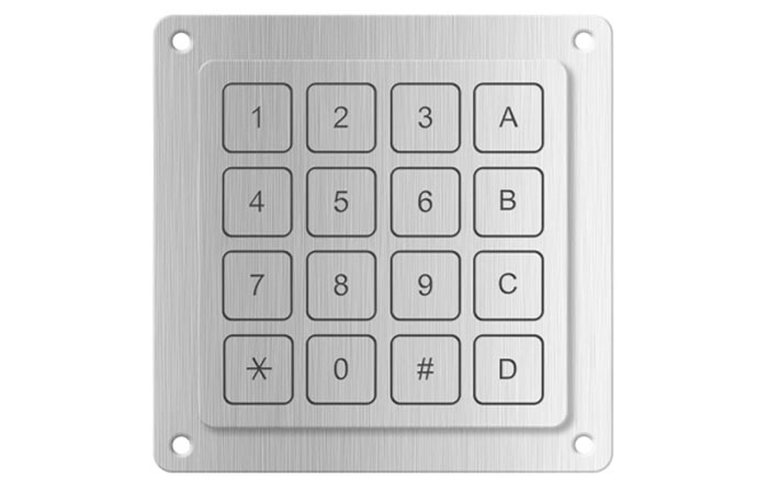 What is a piezo keypad?
